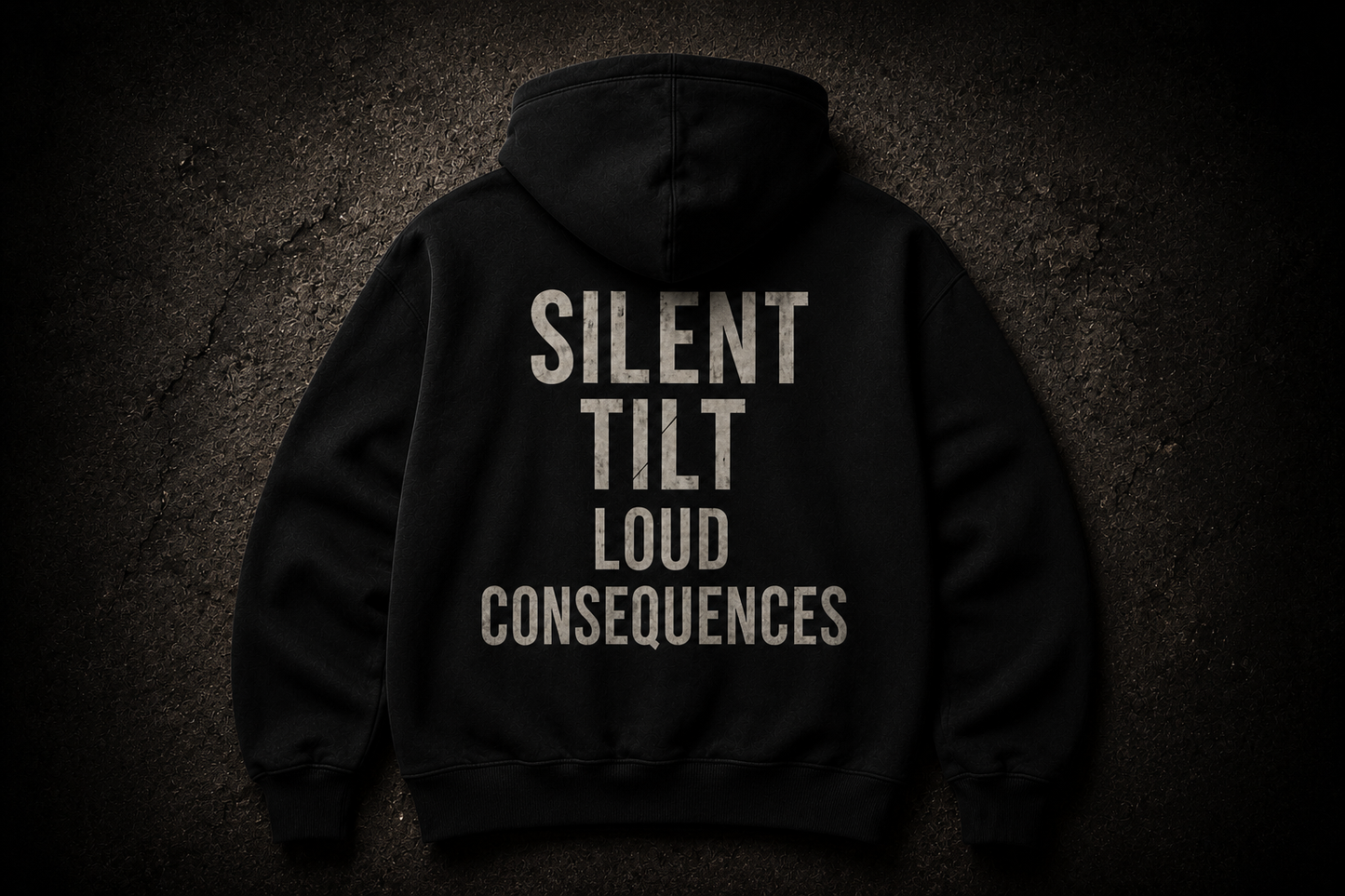 “Silent Tilt Loud Consequences” Hoodie