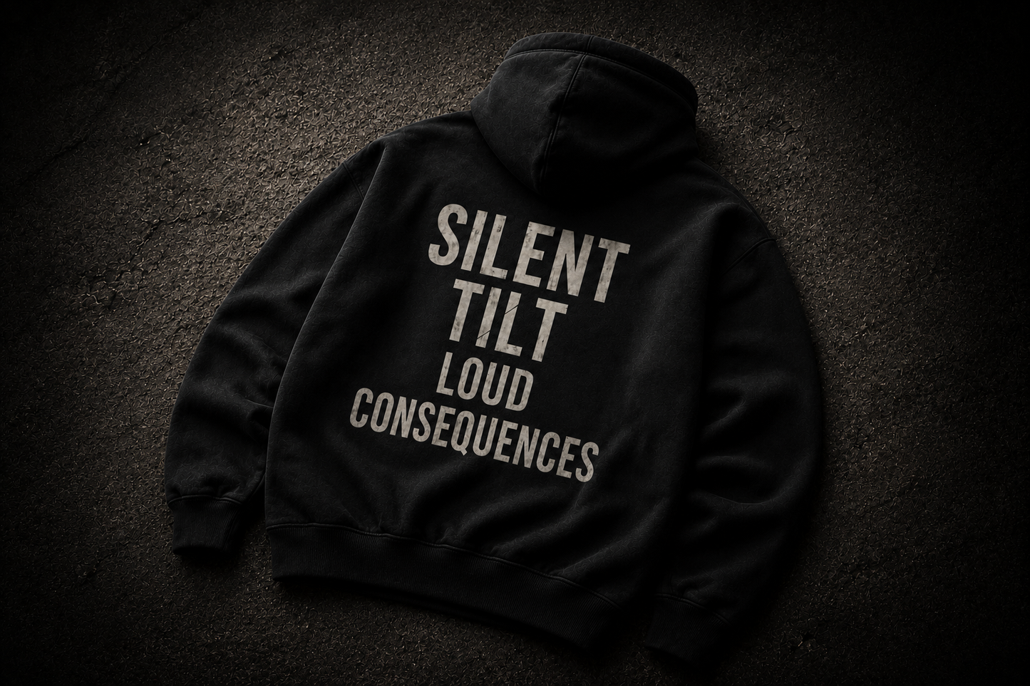 “Silent Tilt Loud Consequences” Hoodie