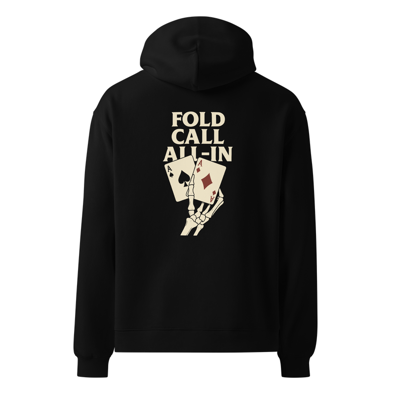 BBB Fold Call All-in — Relax Hoodie — digital product mockup